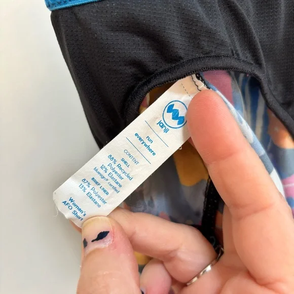 Janji Running Shorts AFO Size XL Athletic Multicolor Pattern Fitness Training - Picture 12 of 13